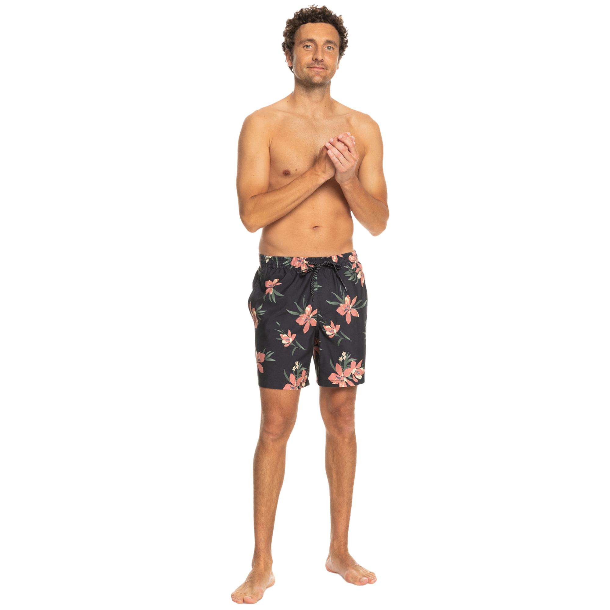 Quiksilver Erkek Volley Short Buffalo North Seas Gri