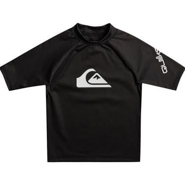  Quiksilver Erkek Çocuk Lycra All Time Ss Boy Siyah
