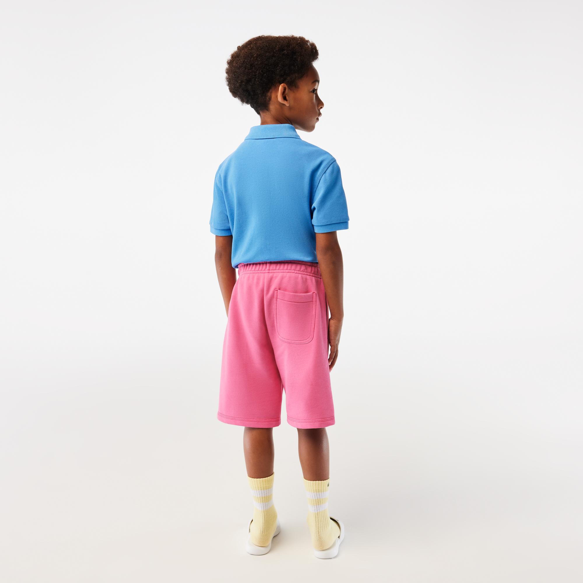 Lacoste Erkek Çocuk Baskılı Pembe Şort