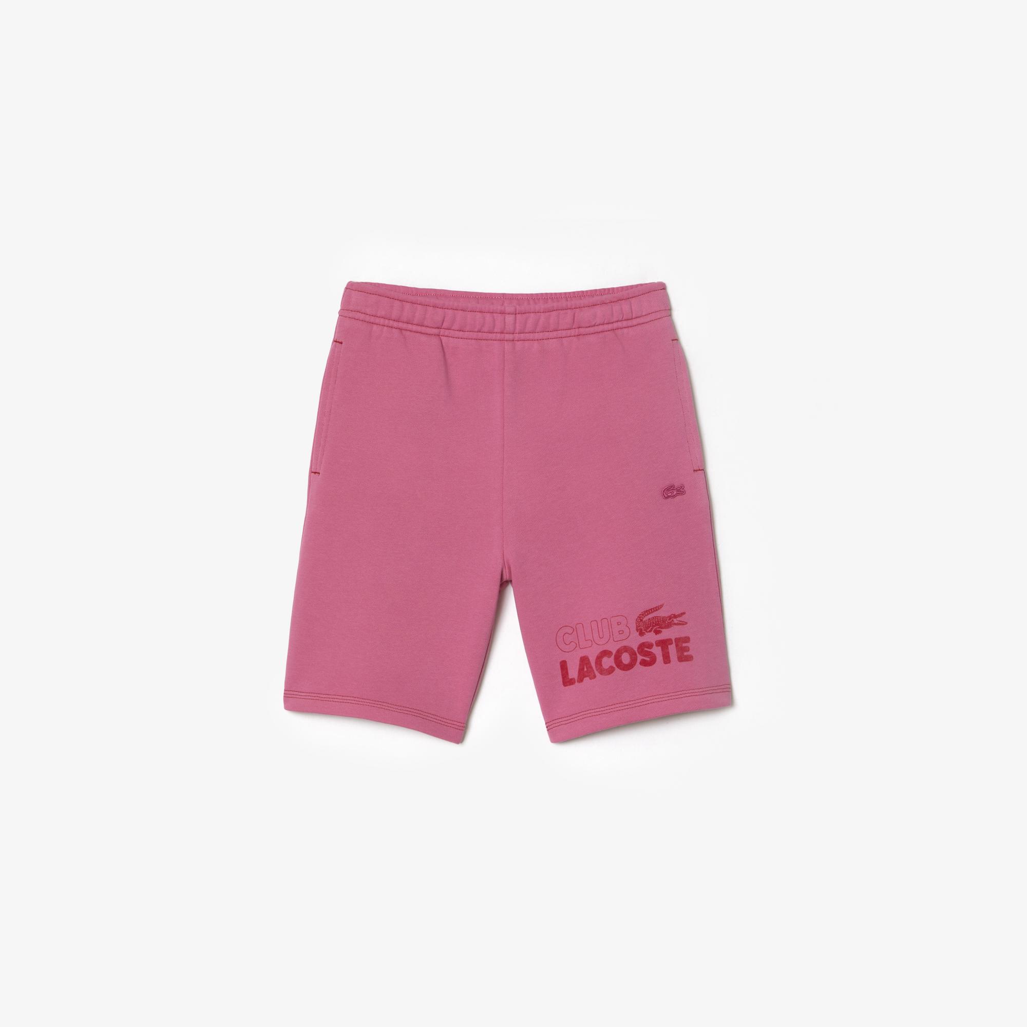Lacoste Erkek Çocuk Baskılı Pembe Şort