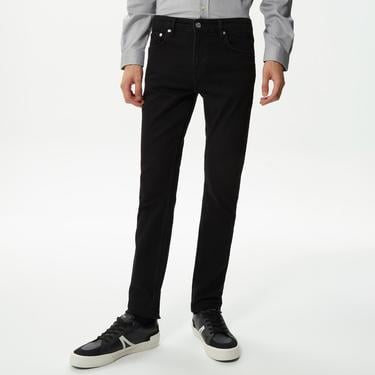  Erkek Slim Fit Siyah Jean Pantolon