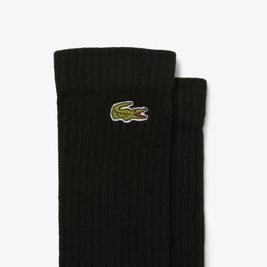 Lacoste Unisex 3'lü Siyah Çorap