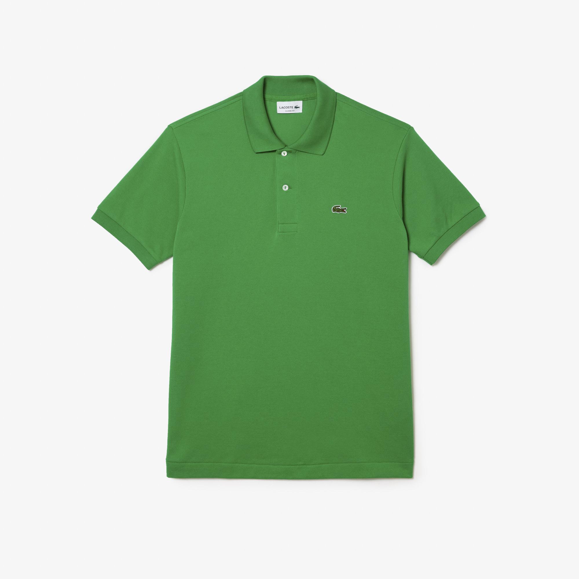 L.12.12 Erkek Classic Fit Yeşil Polo