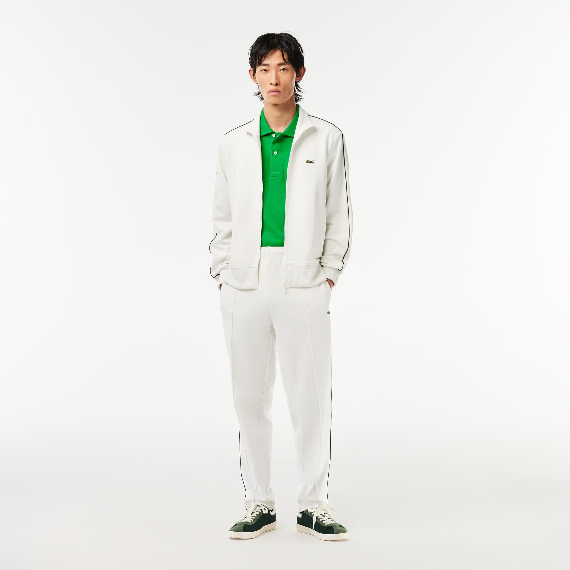 L.12.12 Erkek Classic Fit Yeşil Polo