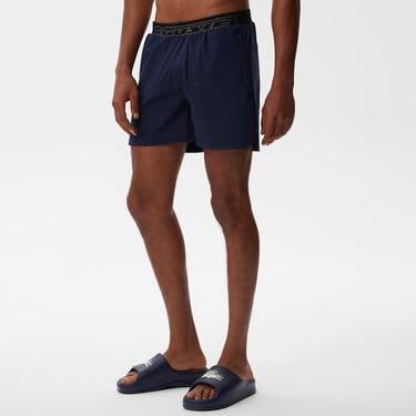  Erkek Regular Fit Baskılı Lacivert Mayo Şort