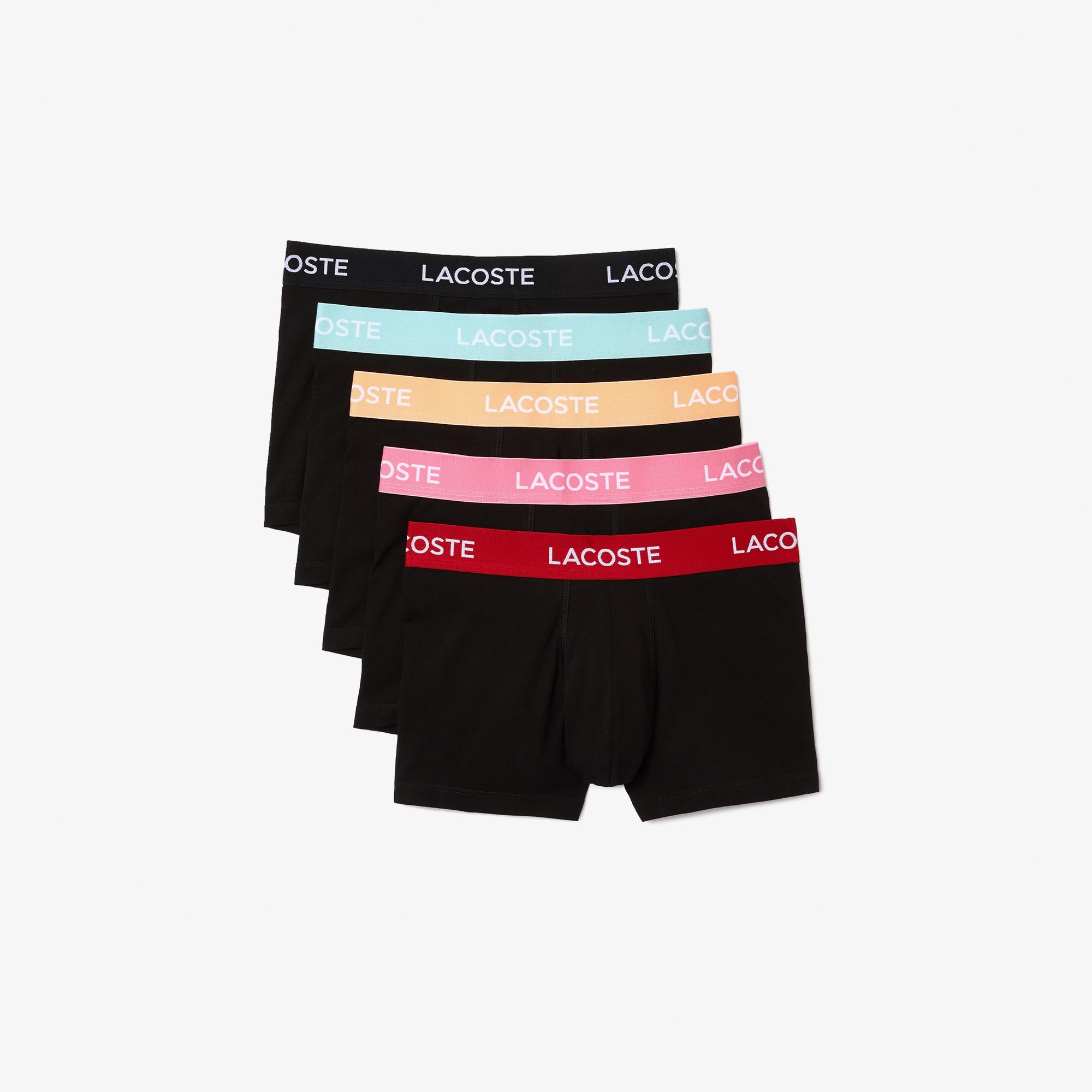 Lacoste Core Erkek 5'li Siyah Boxer