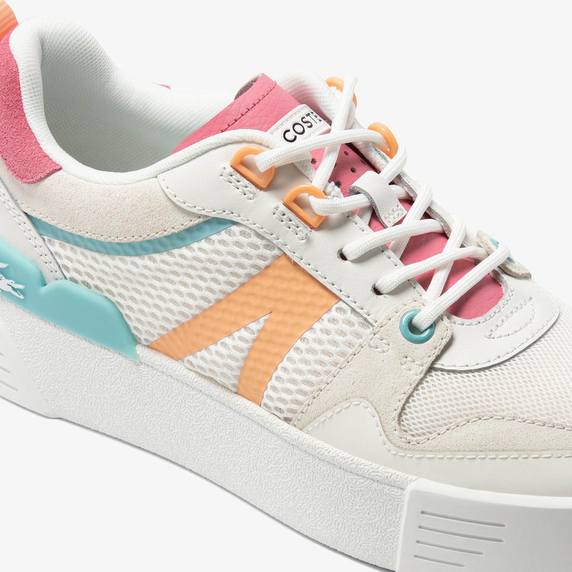 Lacoste L002 Kadın Krem Sneaker