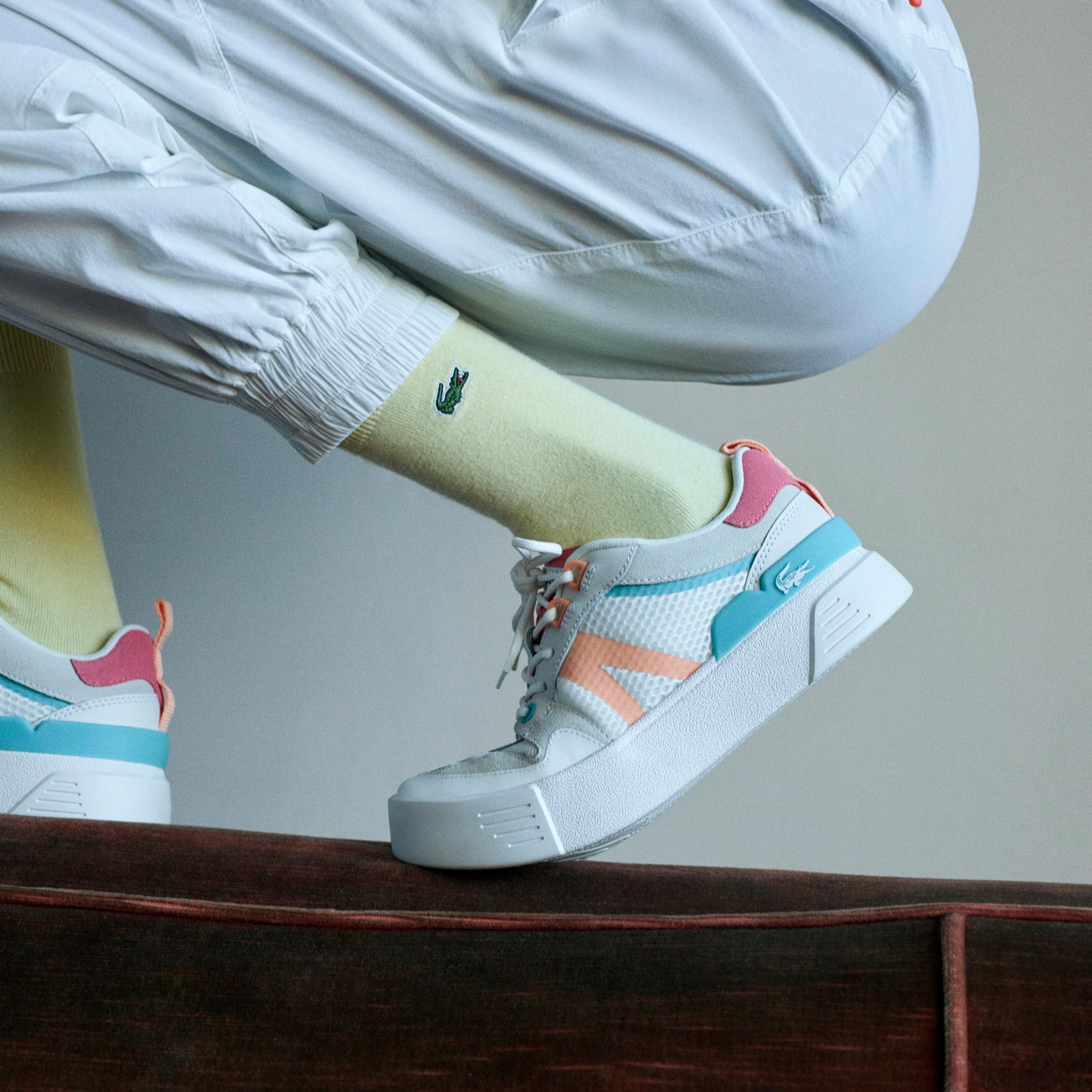 Lacoste L002 Kadın Krem Sneaker