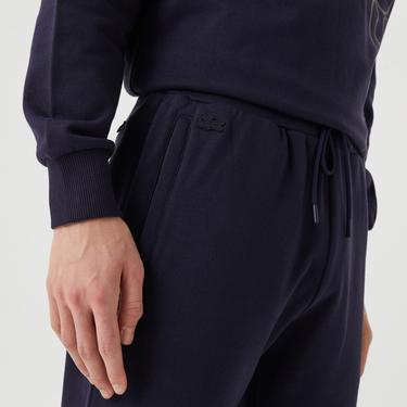  Erkek Slim Fit  Baskılı Lacivert Eşofman Altı