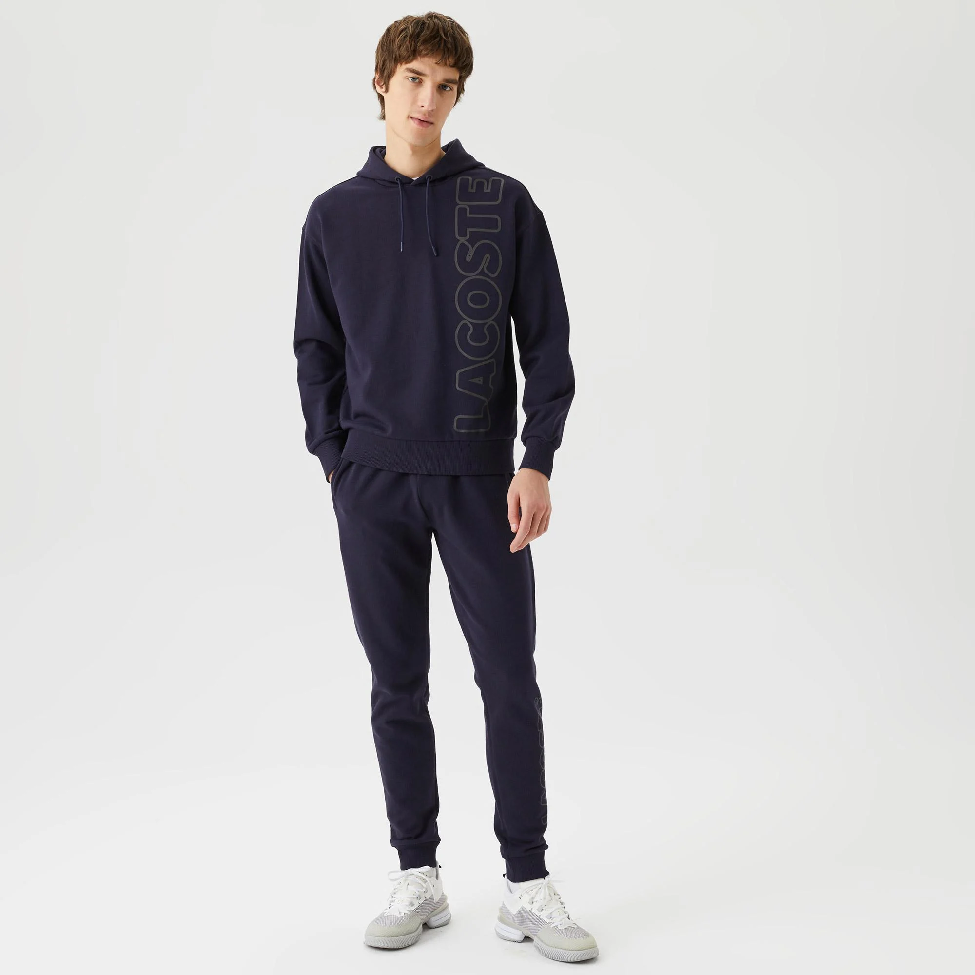 Erkek Slim Fit  Baskılı Lacivert Eşofman Altı