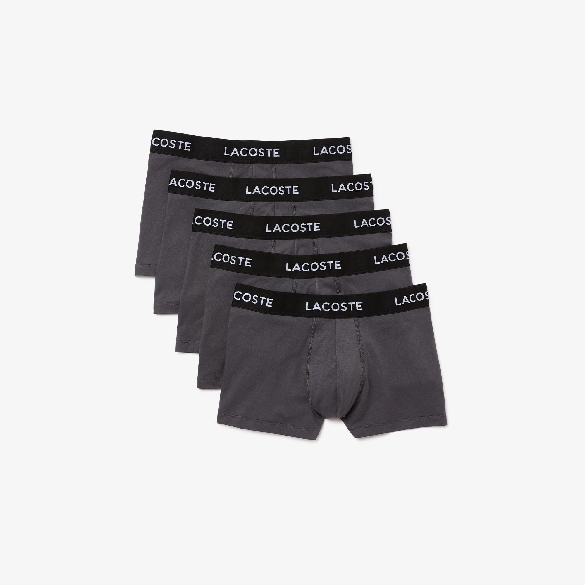 Lacoste Core Erkek 5'li Koyu Gri Boxer