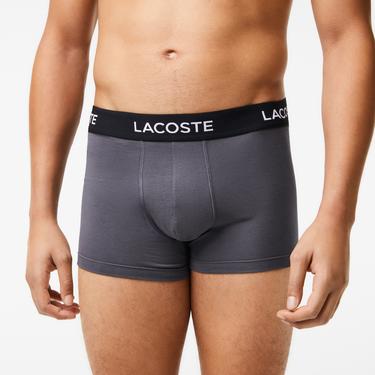  Lacoste Core Erkek 5'li Koyu Gri Boxer