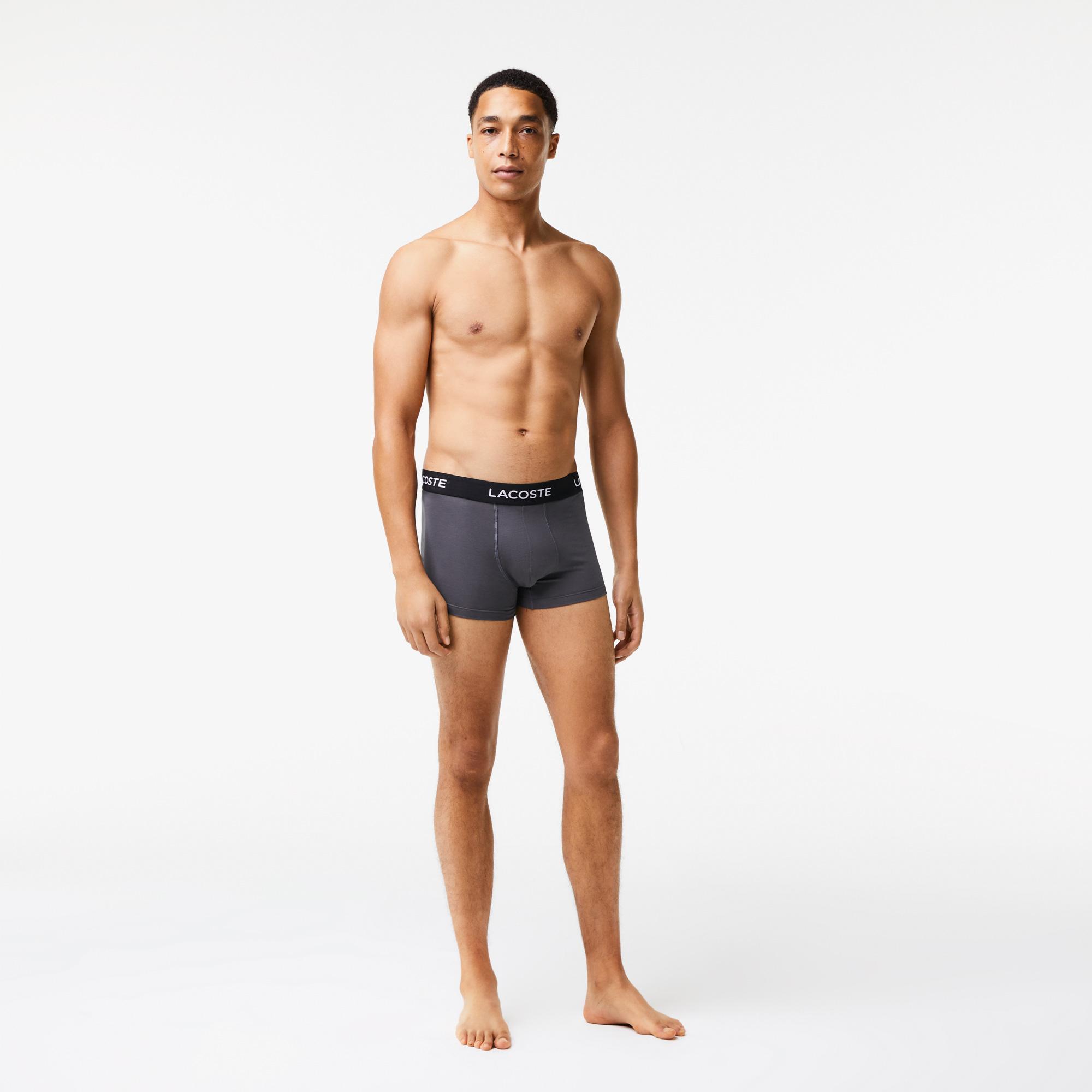 Lacoste Core Erkek 5'li Koyu Gri Boxer