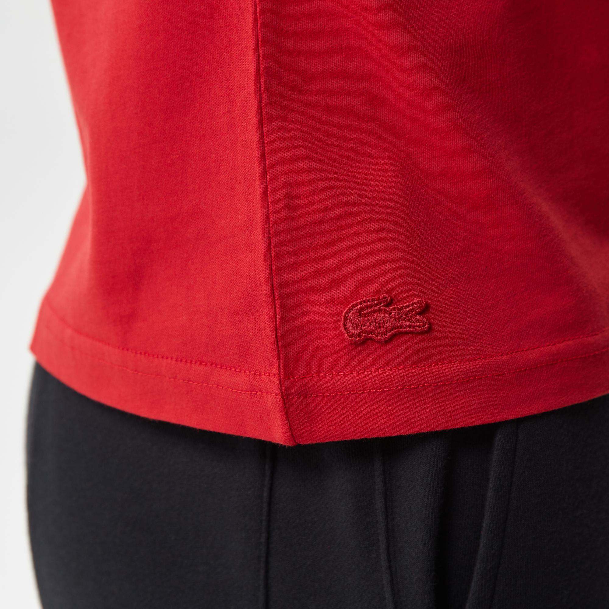 Active Erkek Relaxed Fit Bisiklet Yaka Baskılı Kırmızı T-Shirt