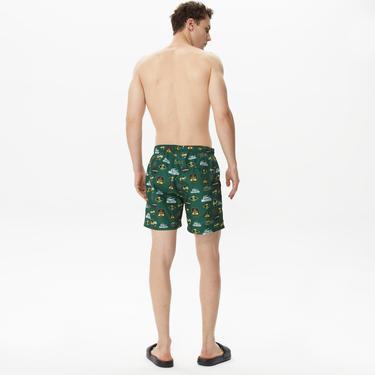 Core Erkek Yeşil Deniz Şortu