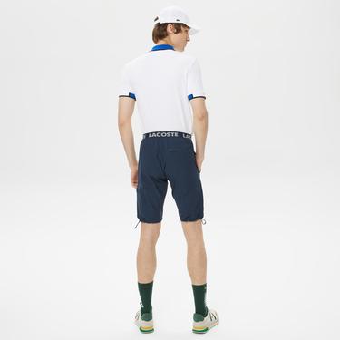  Erkek Slim Fit Lacivert Bermuda