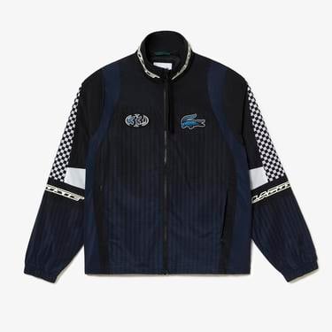  Active Erkek Dik Yaka Baskılı Siyah Mont