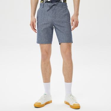  Erkek Regular Fit Lacivert Bermuda