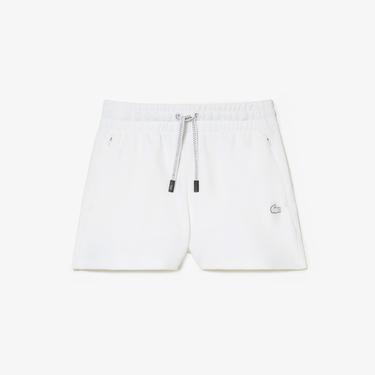  Lacoste Kadın Beyaz Şort
