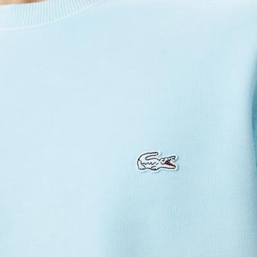  Lacoste Erkek Regular Fit Bisiklet Yaka Organik Pamuk Mavi Sweatshirt