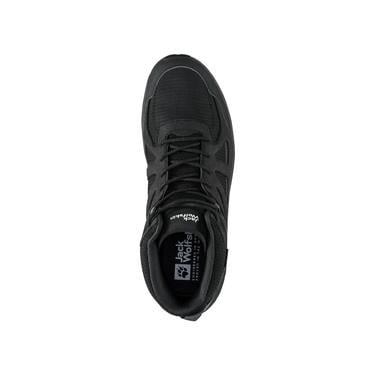  Jack Wolfskin Woodland 2 Texapore Mid Erkek Siyah Bot