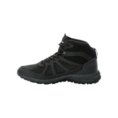 Jack Wolfskin Woodland 2 Texapore Mid Erkek Siyah Bot