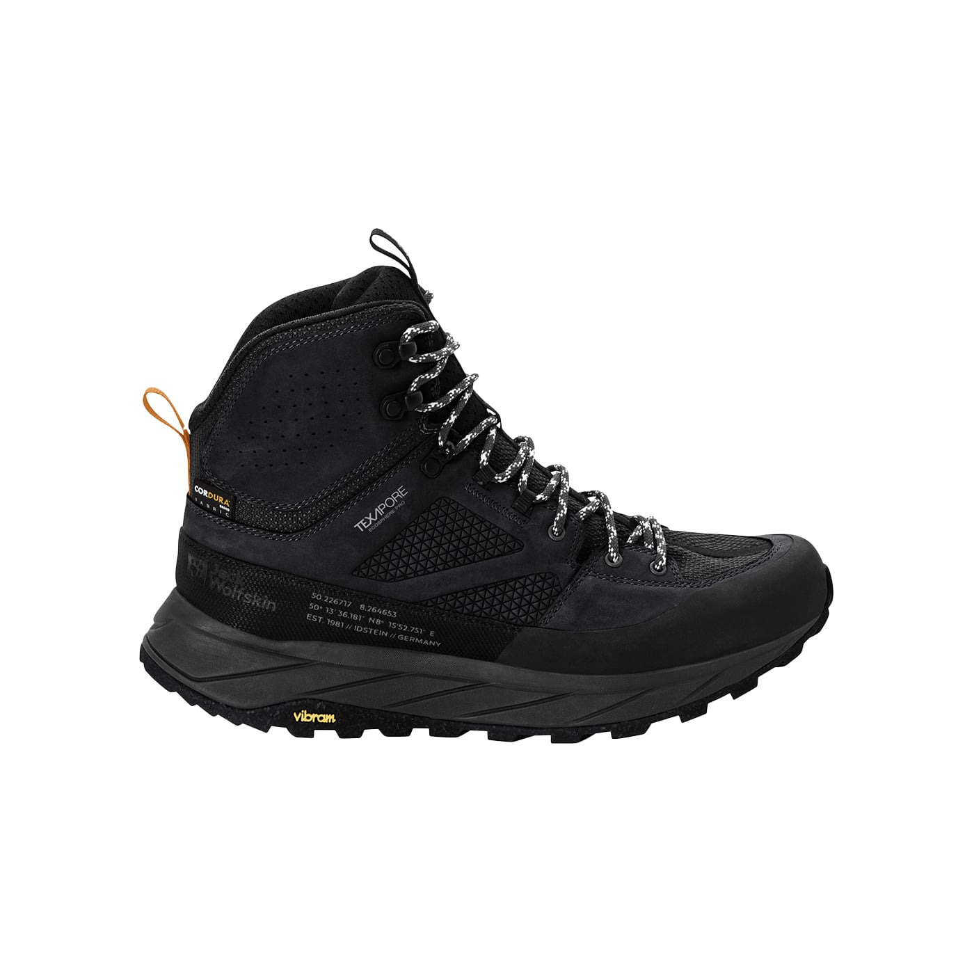 Jack Wolfskin Terraquest Texapore Mid Erkek Siyah Bot - Görsel 2