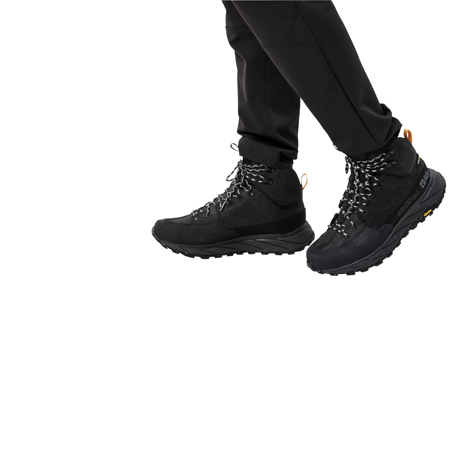 Jack Wolfskin Terraquest Texapore Mid Erkek Siyah Bot - Görsel 8