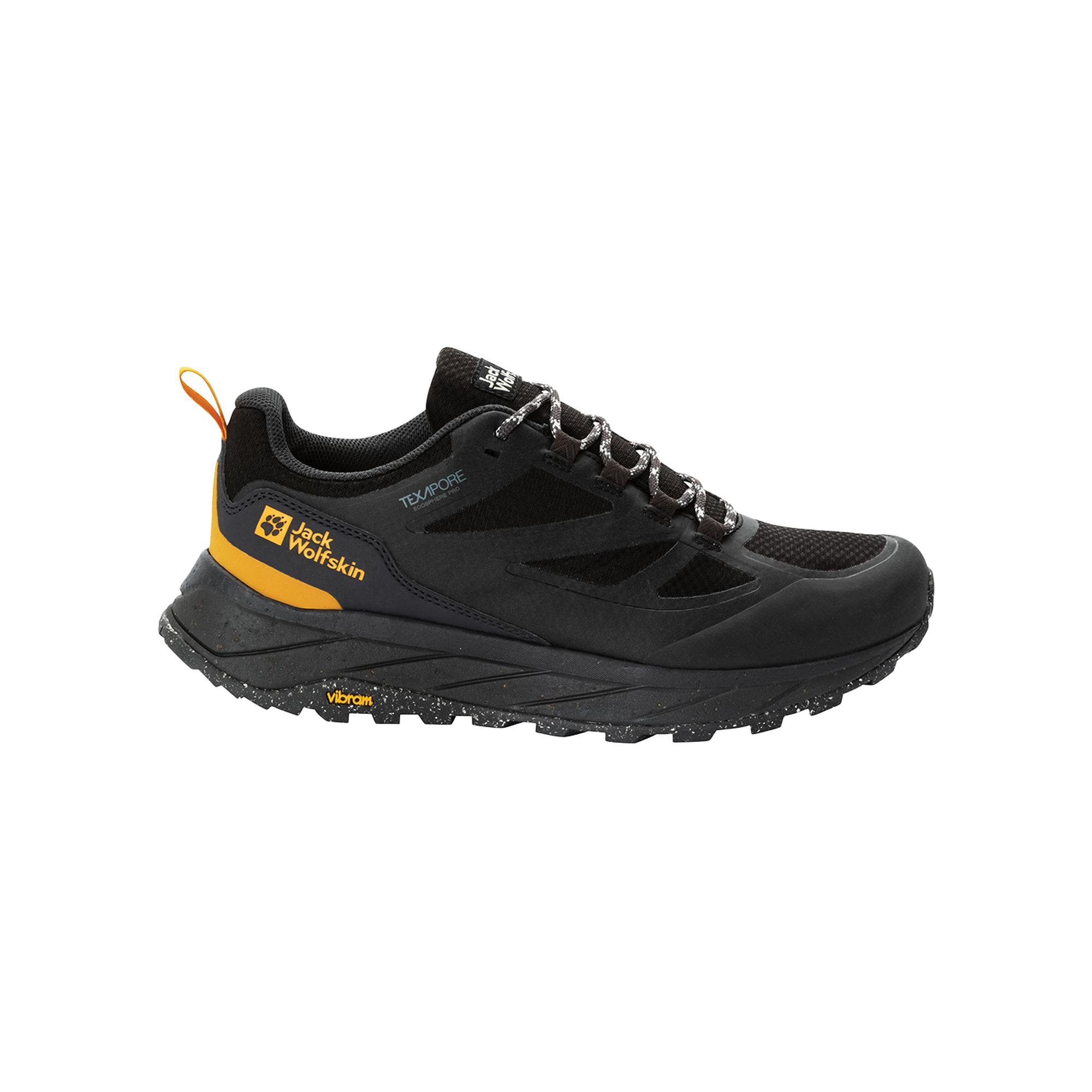 Jack Wolfskin Terraventure Texapore Low Erkek Siyah Outdoor Ayakkabı