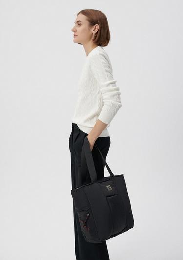  Mavi Siyah Omuz Çantası 1911669-900