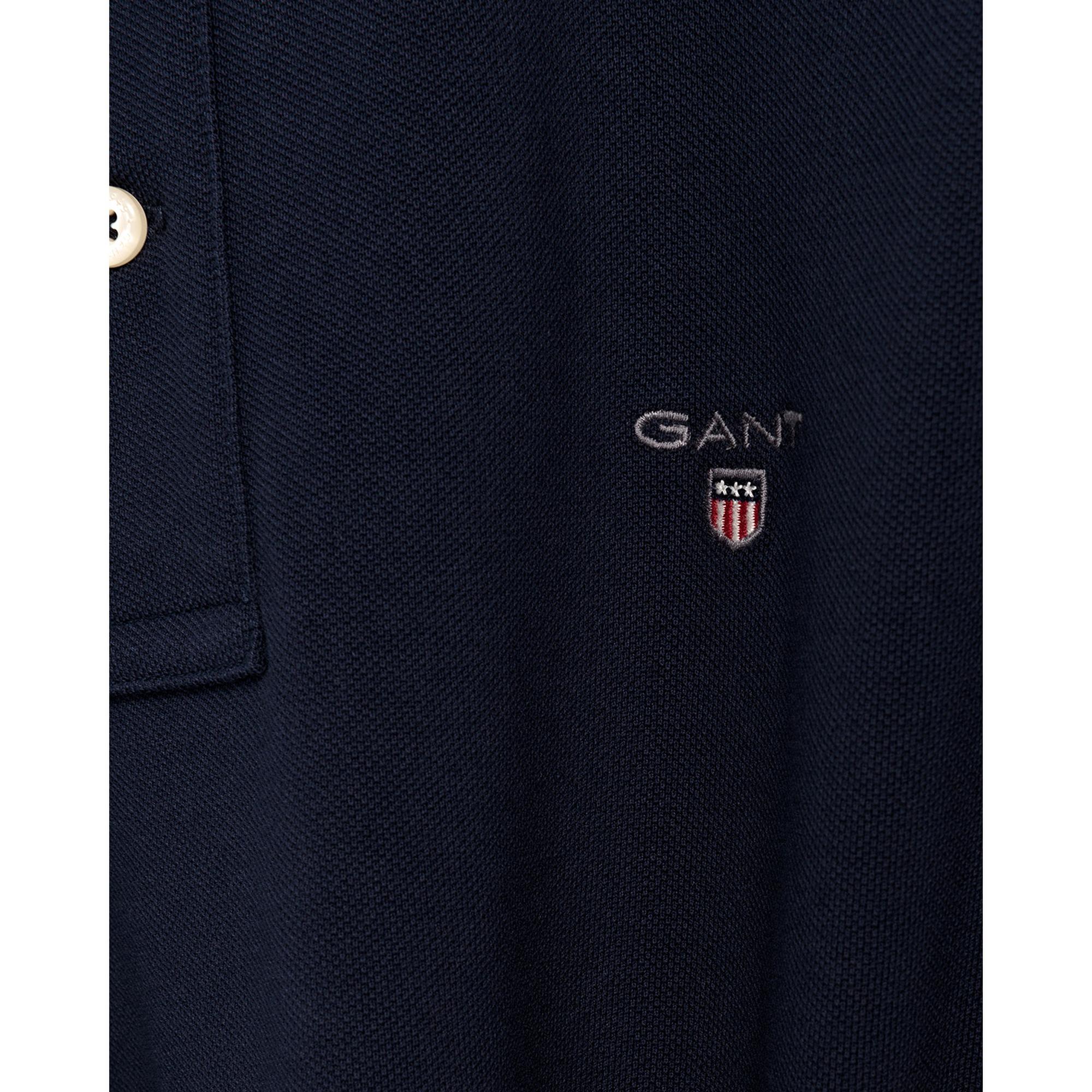 GANT Erkek Lacivert Regular Fit Polo