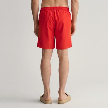  GANT Erkek Kırmızı Logolu Mayo Şort