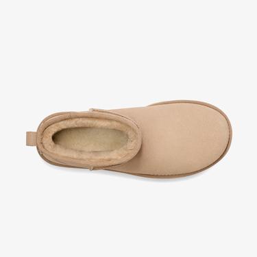  UGG Classic Ultra Mini Platform Kadın Krem Rengi Bot