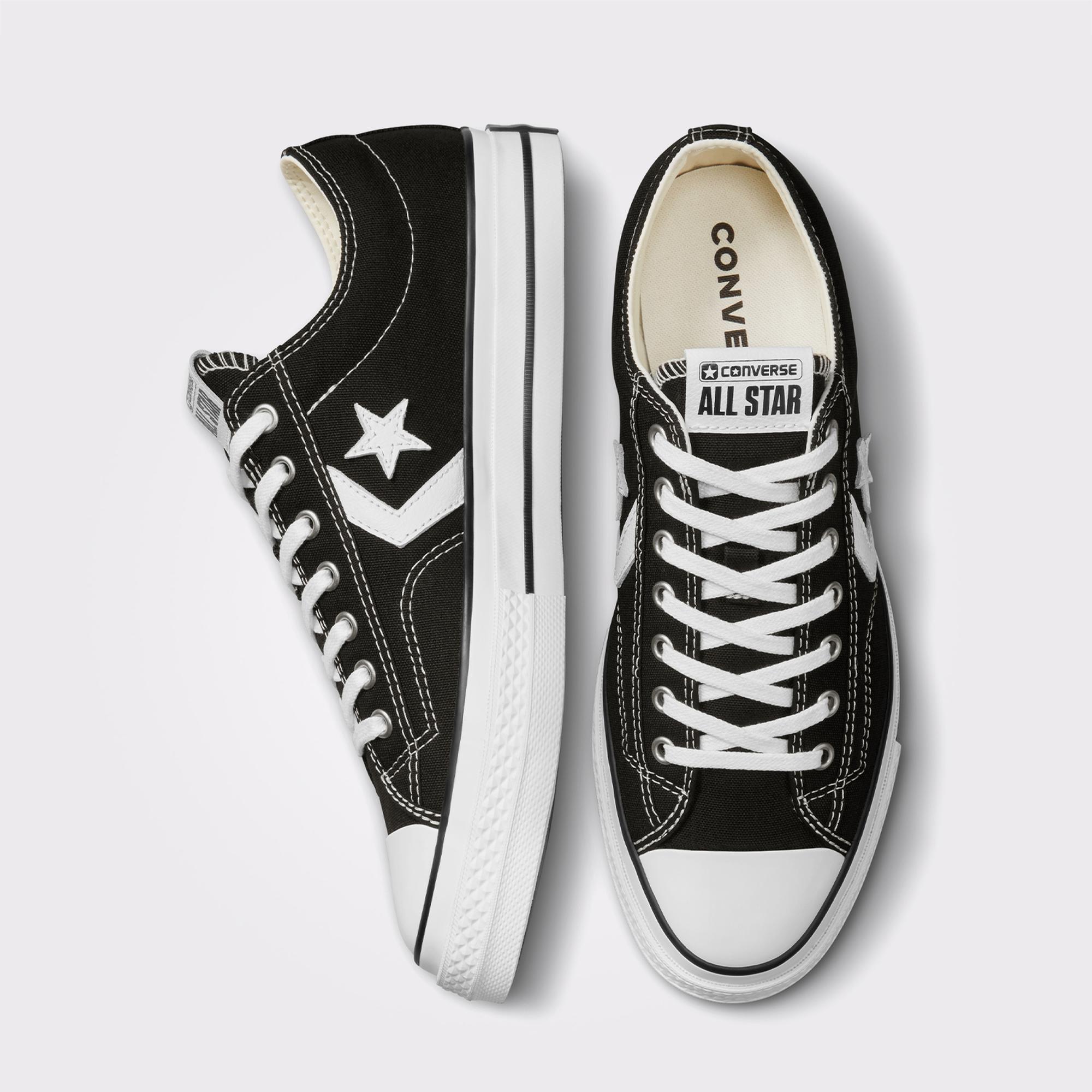 Converse Star Player 76 Premium Canvas Unisex Siyah Sneaker