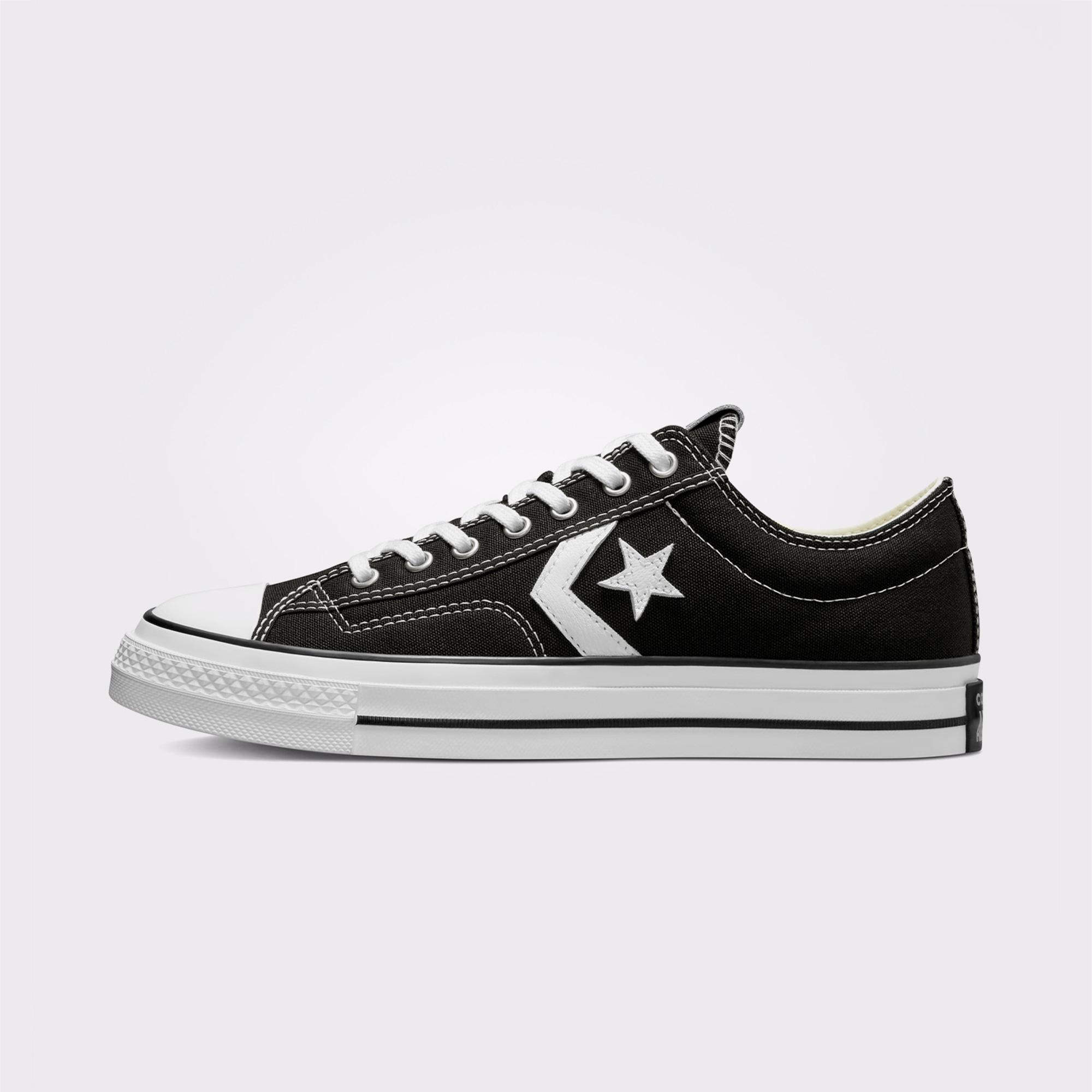 Converse Star Player 76 Premium Canvas Unisex Siyah Sneaker