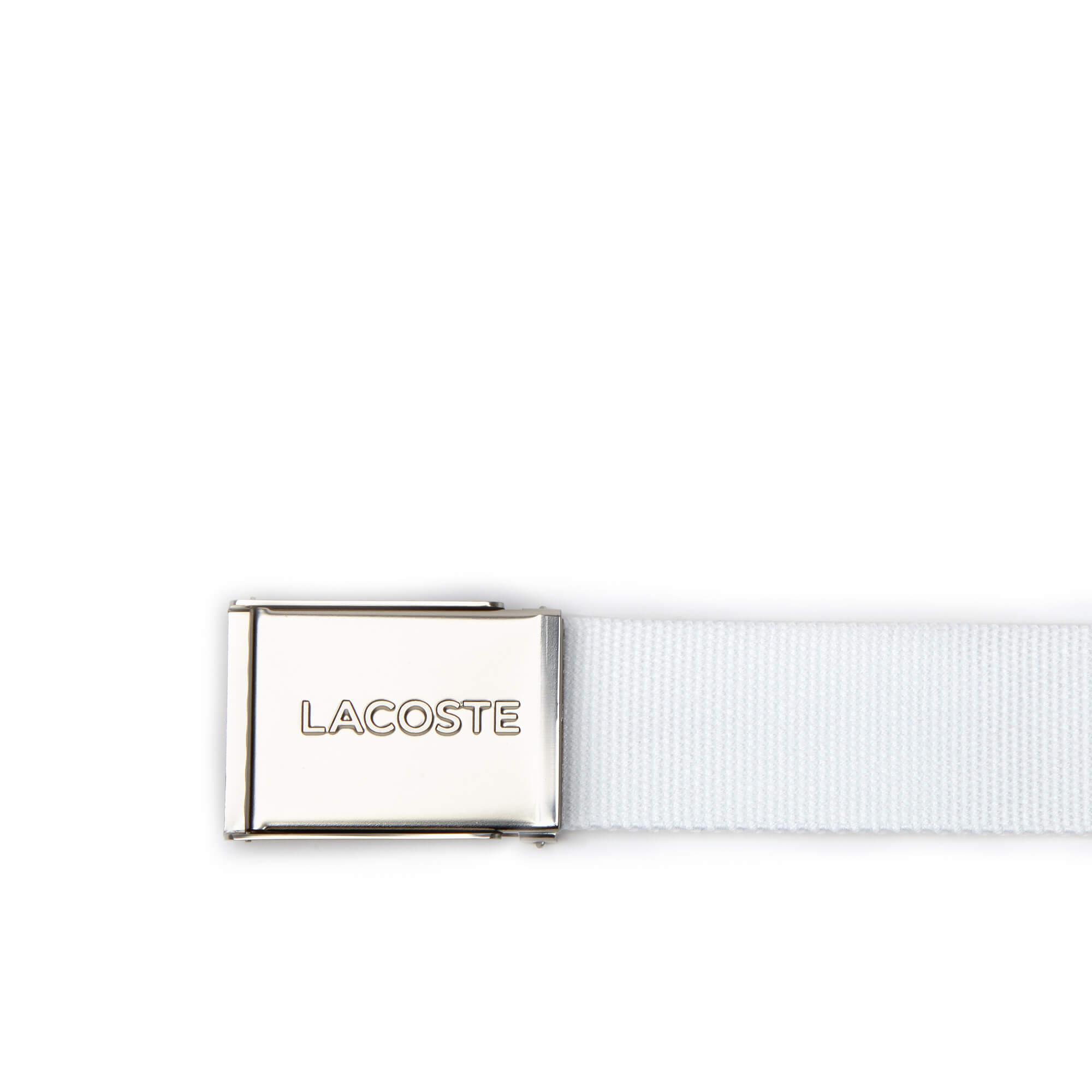 Lacoste L.12.12 Erkek Beyaz Kemer