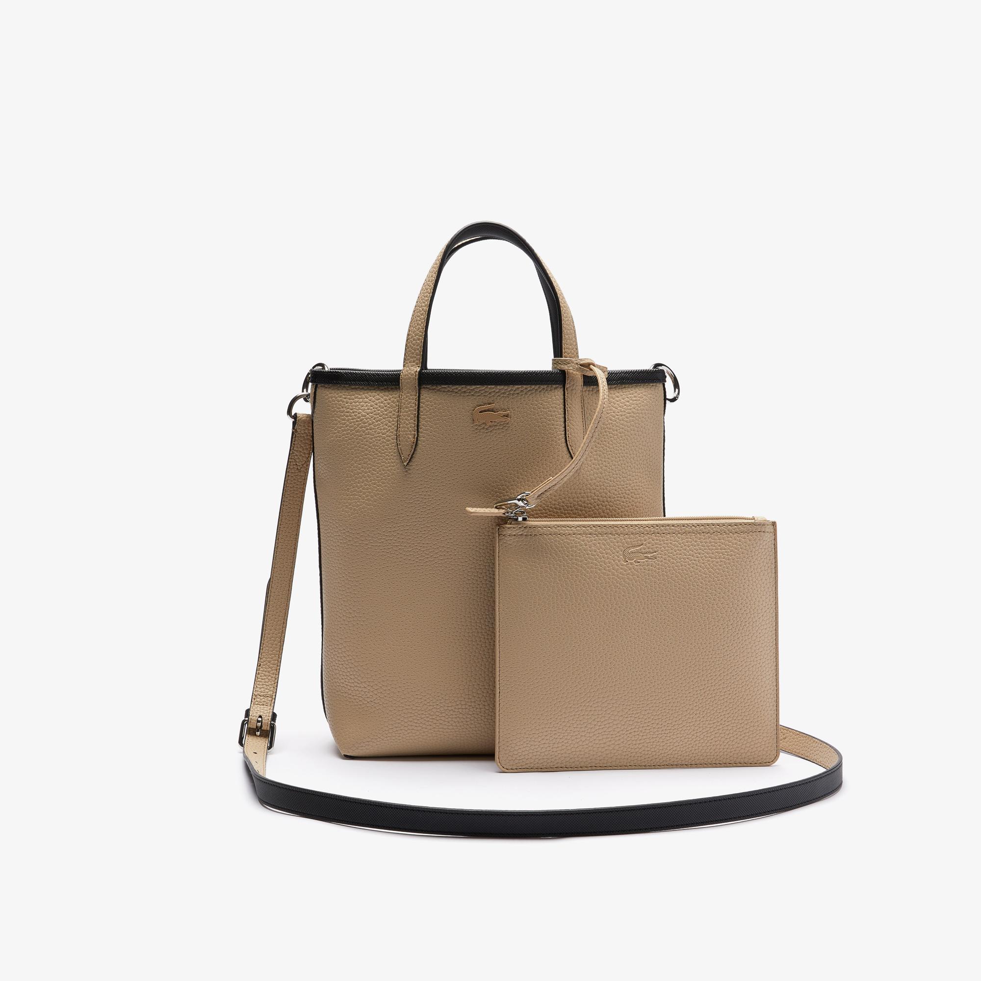 Lacoste Anna Kadın Çift Taraflı Siyah Omuz Çantası