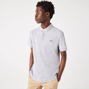  Lacoste Erkek Regular Fit Gri Polo