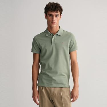  GANT Erkek Yeşil Regular Fit Polo