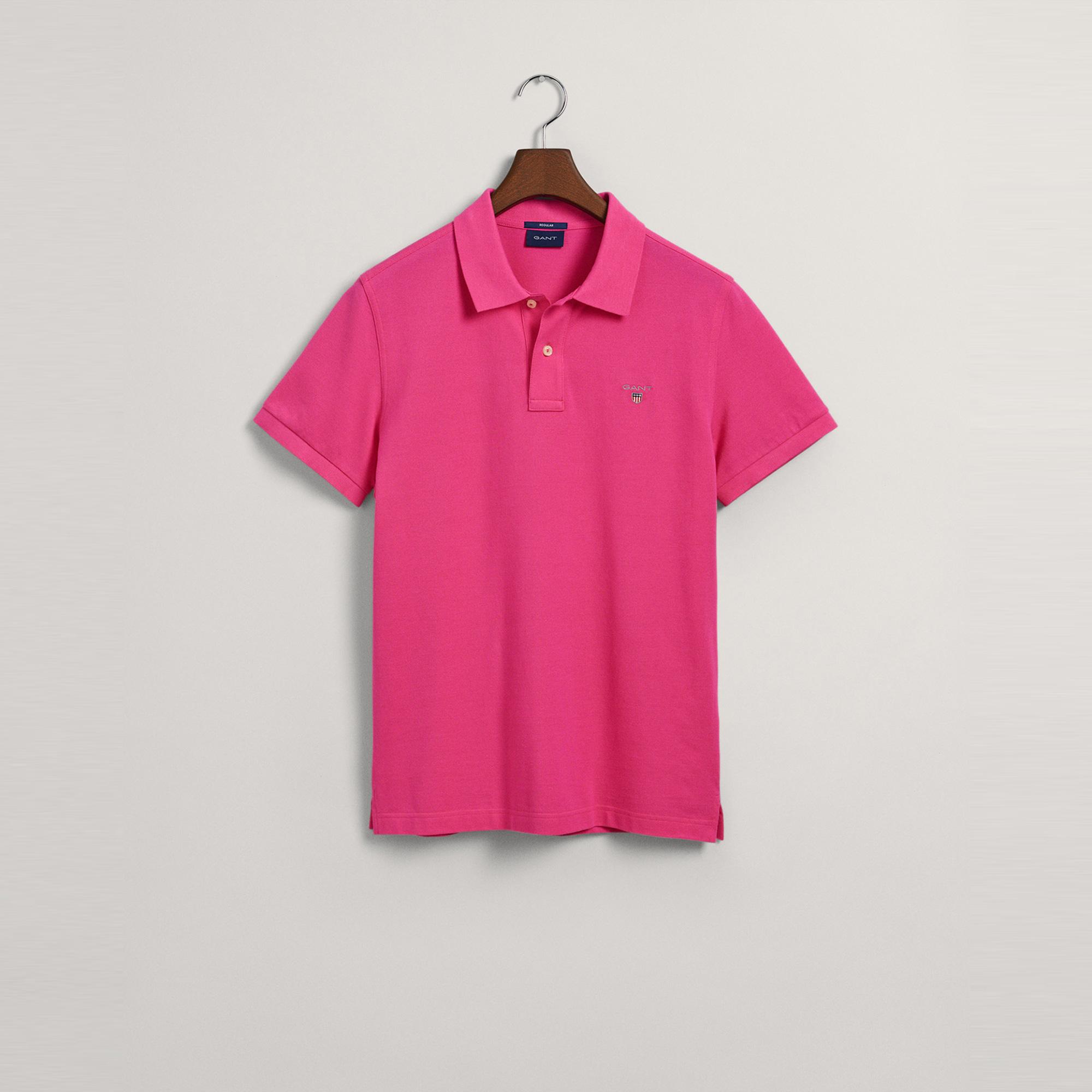 GANT Erkek Pembe Regular Fit Polo