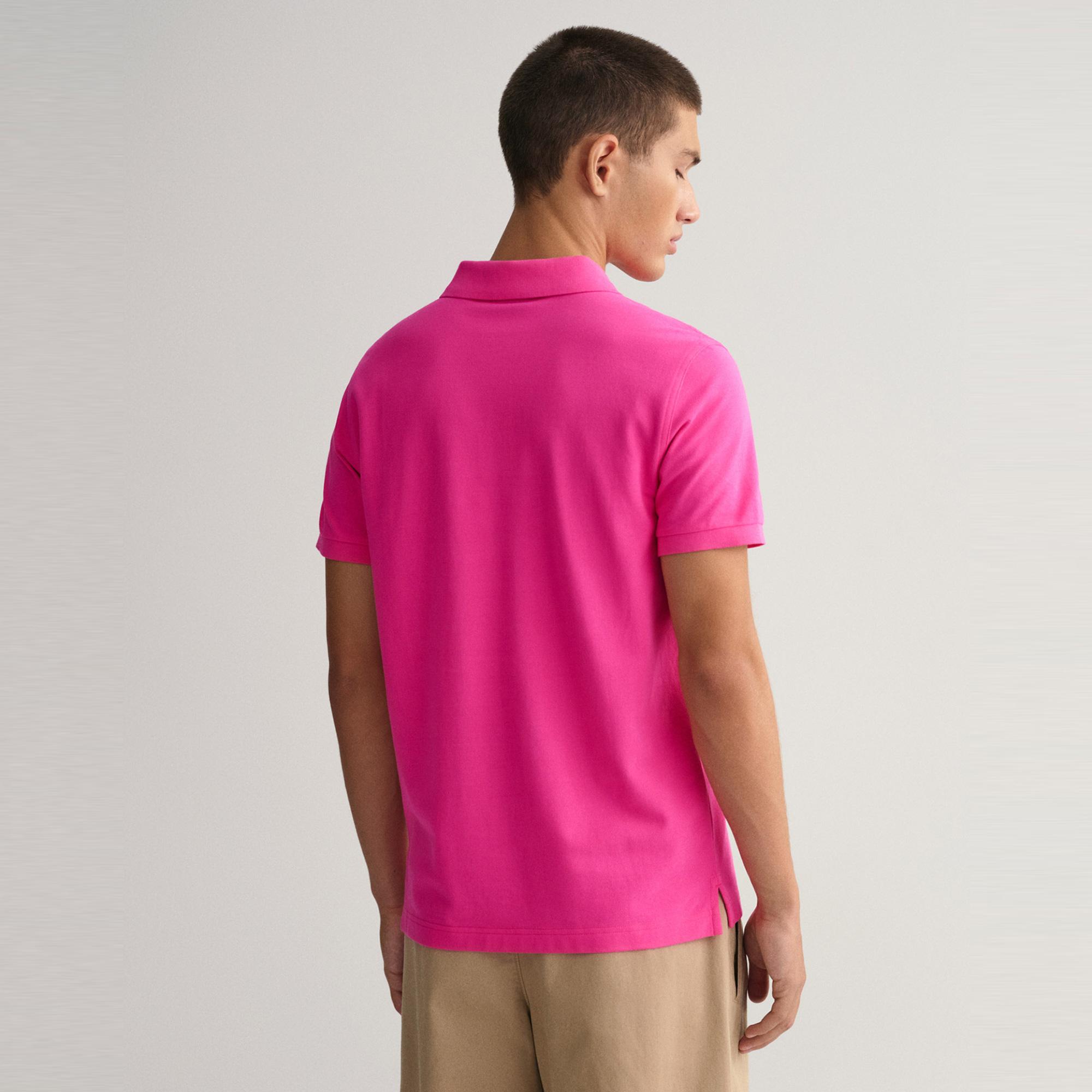 GANT Erkek Pembe Regular Fit Polo