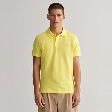  GANT Erkek Sarı Regular Fit Polo