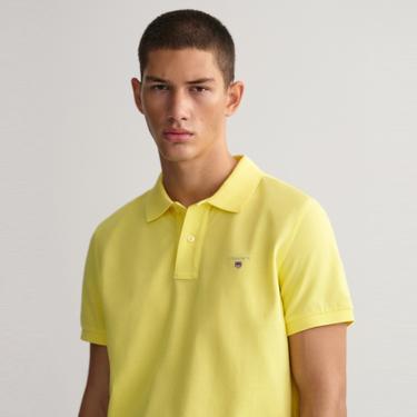  GANT Erkek Sarı Regular Fit Polo