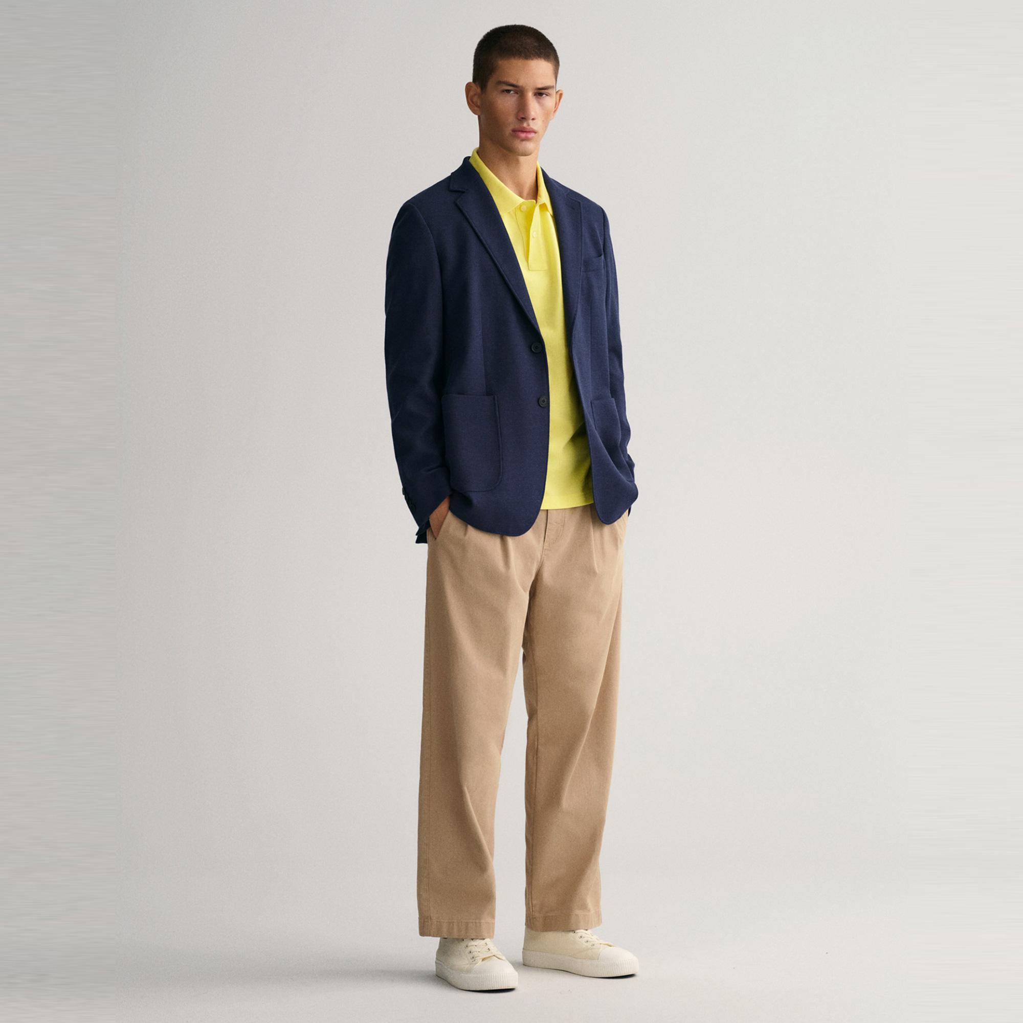 GANT Erkek Sarı Regular Fit Polo