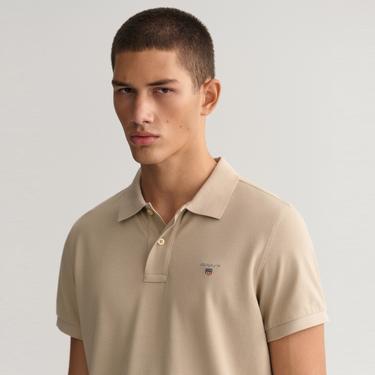  GANT Erkek Bej Regular Fit Polo