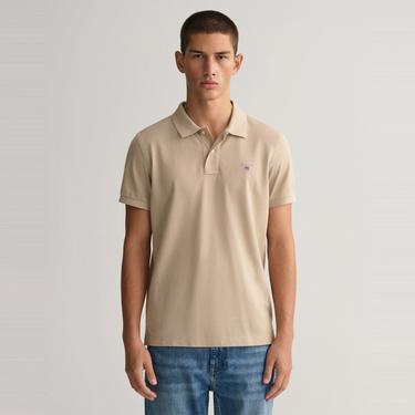  GANT Erkek Bej Regular Fit Polo