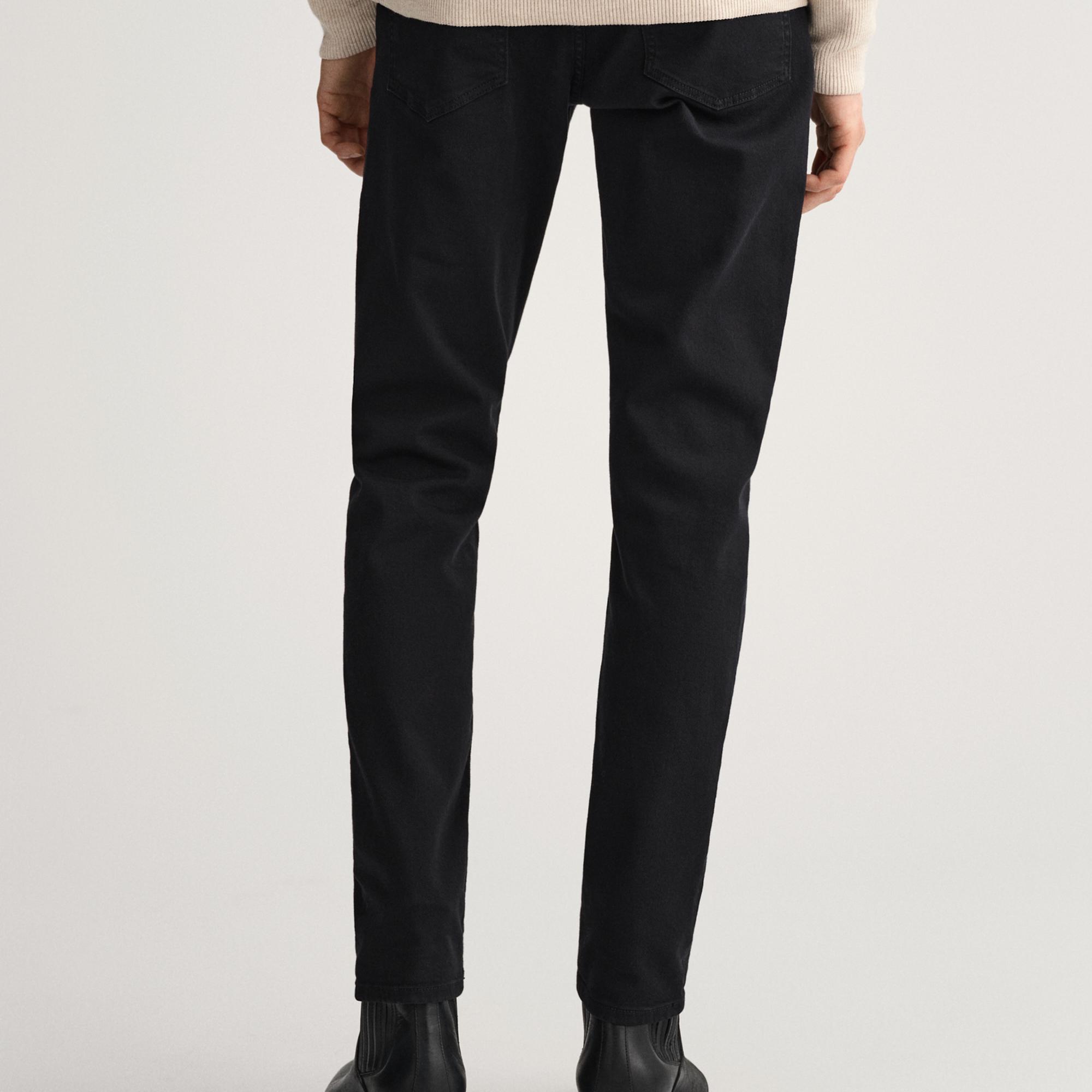 Gant Erkek Siyah Extra Slim Fit Maxen Jean Pantolon