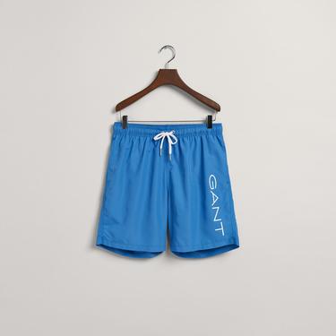  GANT Erkek Mavi Logolu Mayo Şort