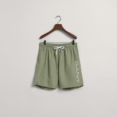 Gant Erkek Yeşil Logolu Mayo Şort