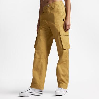  Converse Relaxed Cargo Kadın Hardal Pantolon